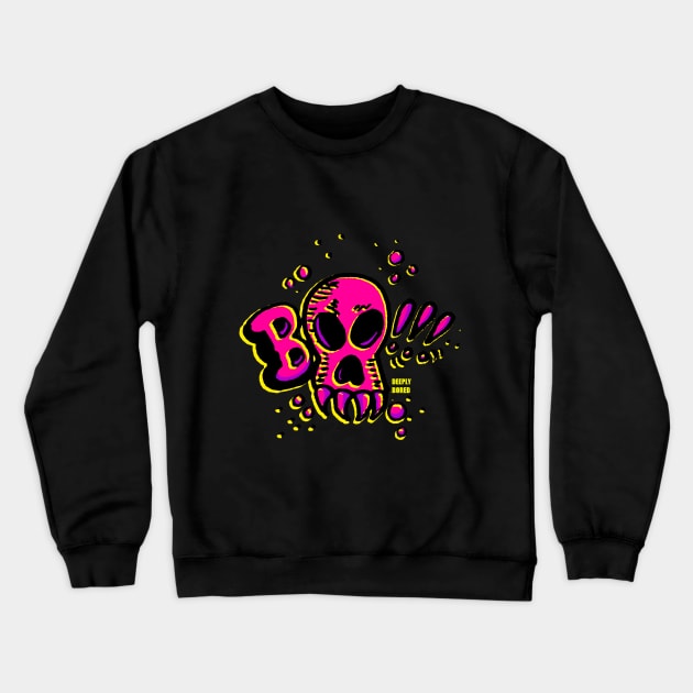 Skull, Boo! Crewneck Sweatshirt by GRUEICE
